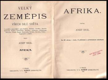 Josef Basl: Afrika