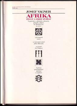 Josef Vágner: Afrika