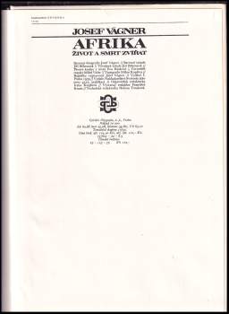 Josef Vágner: Afrika