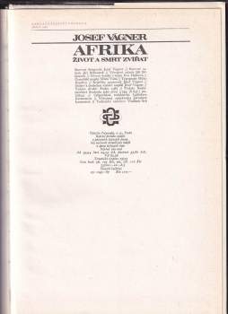 Josef Vágner: Afrika