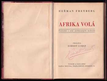 Hermann Freyberg: Afrika volá