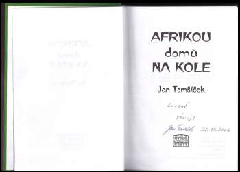 Jan Tomšíček: Afrikou domů na kole