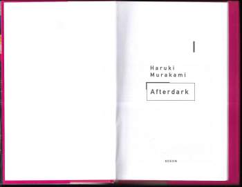 Haruki Murakami: Afterdark