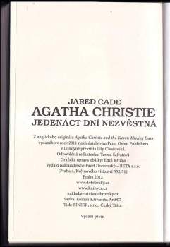 Jared Cade: Agatha Christie