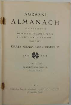 Agrární almanach
