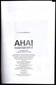 Laura Markham: Aha! Rodičovství