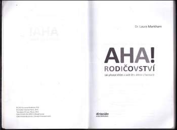 Laura Markham: Aha! Rodičovství