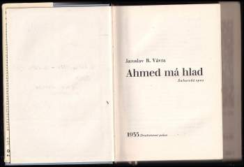 Jaroslav Raimund Vávra: Ahmed má hlad