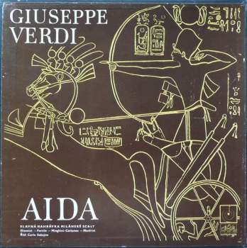 Carlo Sabajno: Aida (Slavná Nahrávka Milánské Scaly) (3xLP + BOX + BOOKLET)