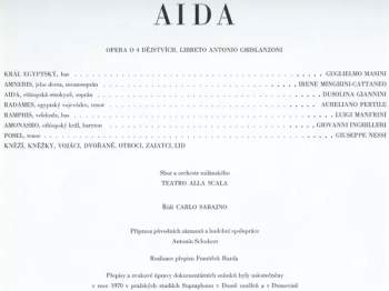 Carlo Sabajno: Aida (Slavná Nahrávka Milánské Scaly) (3xLP + BOX + BOOKLET)