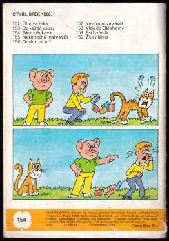 Ljuba Štíplová: Akce pěnkava - Čtyřlístek 154