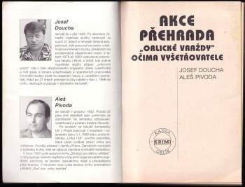 Aleš Pivoda: Akce Přehrada