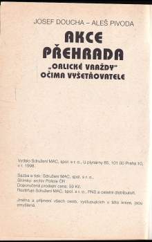 Aleš Pivoda: Akce Přehrada