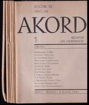 Akord Ročník XII. č. 1-10