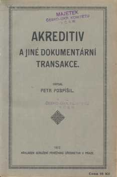Akreditiv a jiné dokumentární transakce