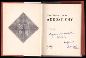 Ivan Martin Jirous: Akrostichy