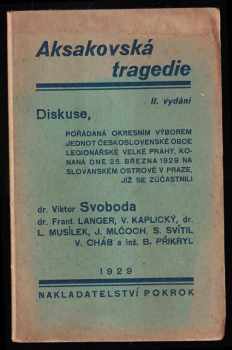 Aksakovská tragedie