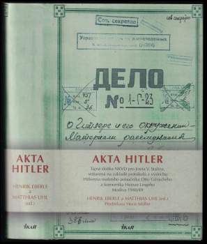 Adolf Hitler: Akta Hitler