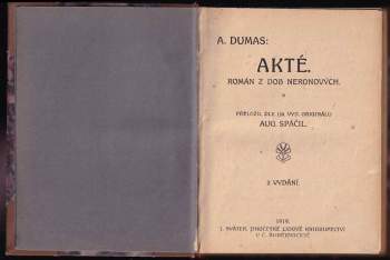 Alexandre Dumas: Akté