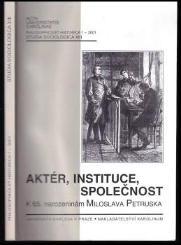 Aktér, instituce, společnost