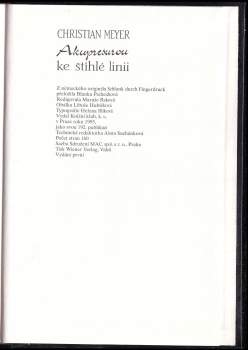Christian Meyer: Akupresurou ke štíhlé linii