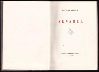 Jan Rambousek: Akvarel
