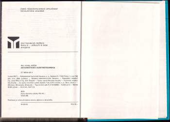 Karel Krček: Akvaristická elektrotechnika