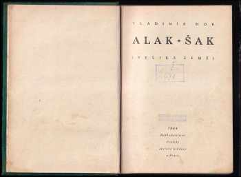 Vladimír Hor: Alak-šak
