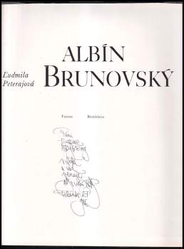 Ľudmila Peterajová: Albín Brunovský
