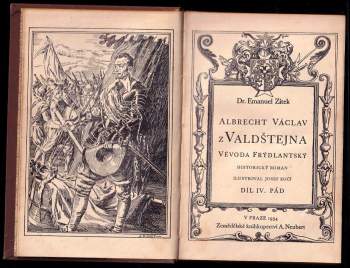 Emanuel Zítek: Albrecht Václav z Valdštejna, vévoda Frýdlantský