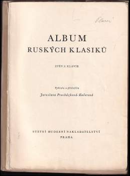 Petr Il'jič Čajkovskij: Album ruských klasiků
