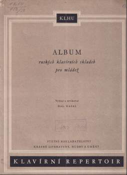 Album ruských klavírních skladeb pro mládež