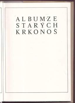 Album ze starých Krkonoš