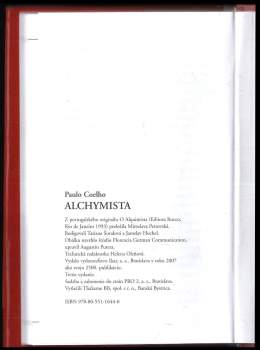 Paulo Coelho: Alchymista