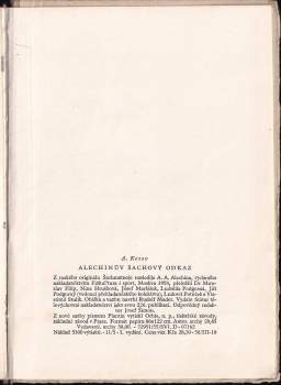Aleksandr Aleksandrovič Kotov: Alechinův šachový odkaz