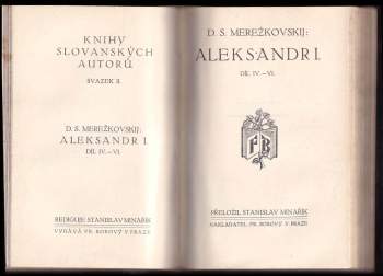 Dmitrij Sergejevič Merežkovskij: Aleksandr I
