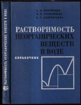 Растворимость неорганических веществ в воде