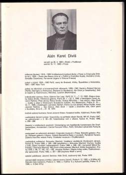 Alén Diviš: Alén Diviš 1900-1956