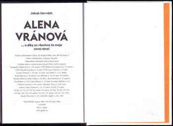 Jakub Horváth: Alena Vránová