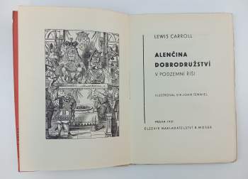 Lewis Carroll: Alenčina dobrodružství v podzemní říši