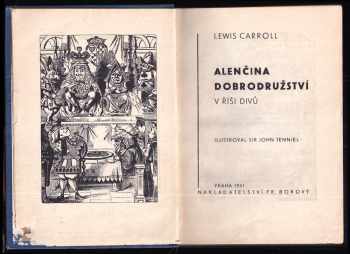 Lewis Carroll: Za zrcadlem a co tam Alenka našla