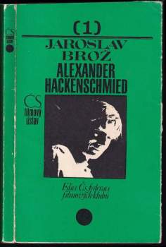 Jaroslav Brož: Alexander Hackenschmied