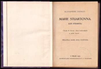 Alexandre Dumas: Marie Stuartovna