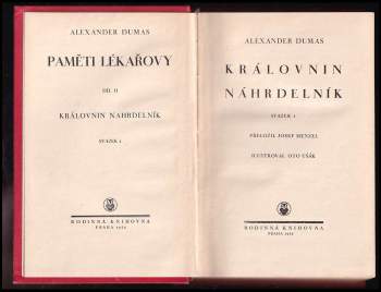 Alexandre Dumas: Paměti lékařovy