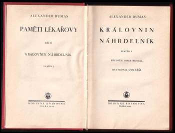 Alexandre Dumas: Paměti lékařovy