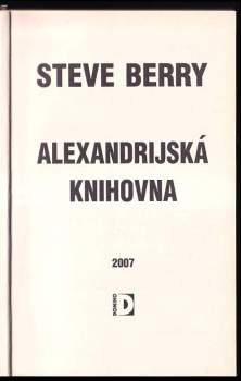 Steve Berry: Alexandrijská knihovna