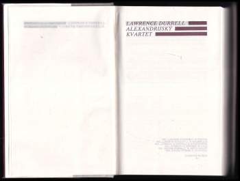 Lawrence Durrell: Alexandrijský kvartet