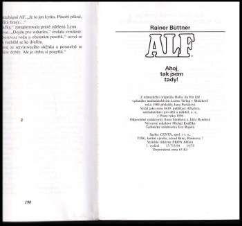 Rainer Büttner: Alf