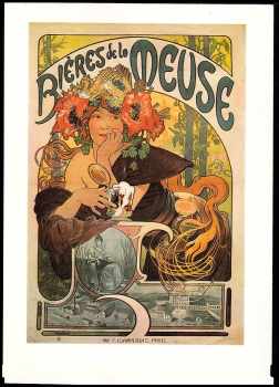 Alfons Mucha: Alfons Mucha - tmavovláska