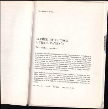 Robert Arthur: Alfred Hitchcock a traja pátrači